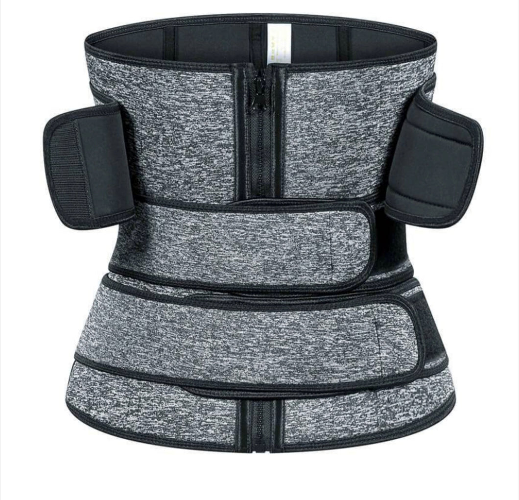 3 Belt Neoprene Waist Trainer Corset Body Shaper Slimming