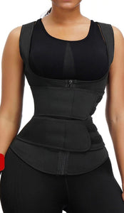 Underbust corset waist trainer vest