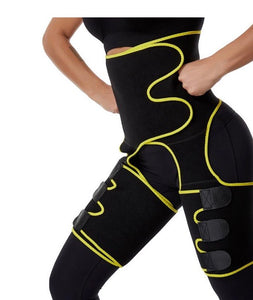 Neoprene high waist thigh trimmer legs and butt lifter