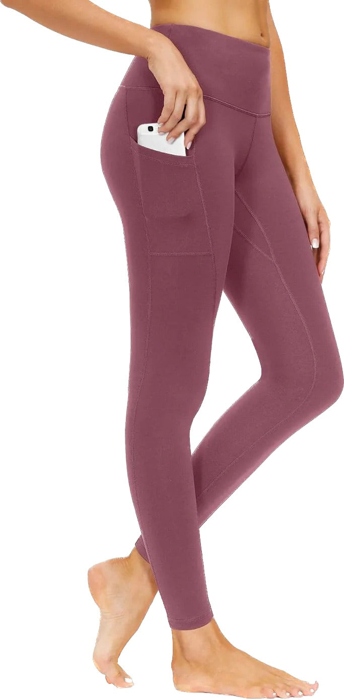 Workout leggings with side pockets