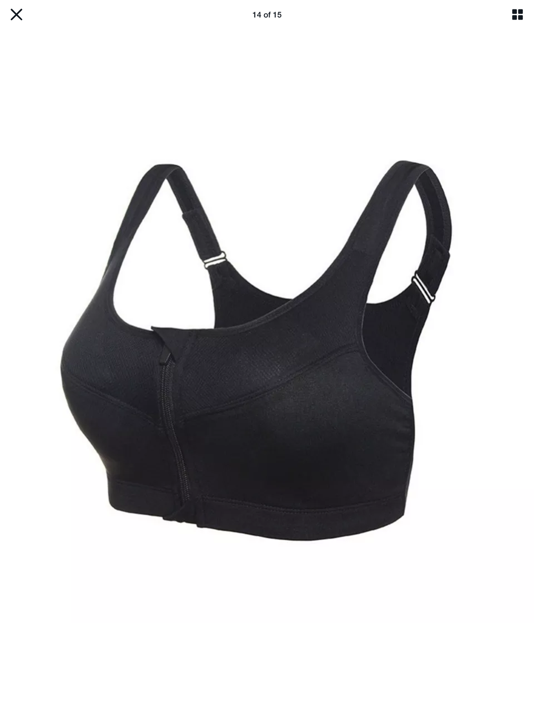 Black Xclusivelyfit sports bra