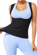 Load image into Gallery viewer, Blue Sweat Vest With Zipper Large Size Correct Posture
